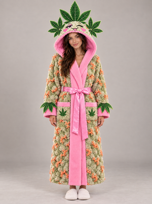 Wake & Cozy Bud Robe, front