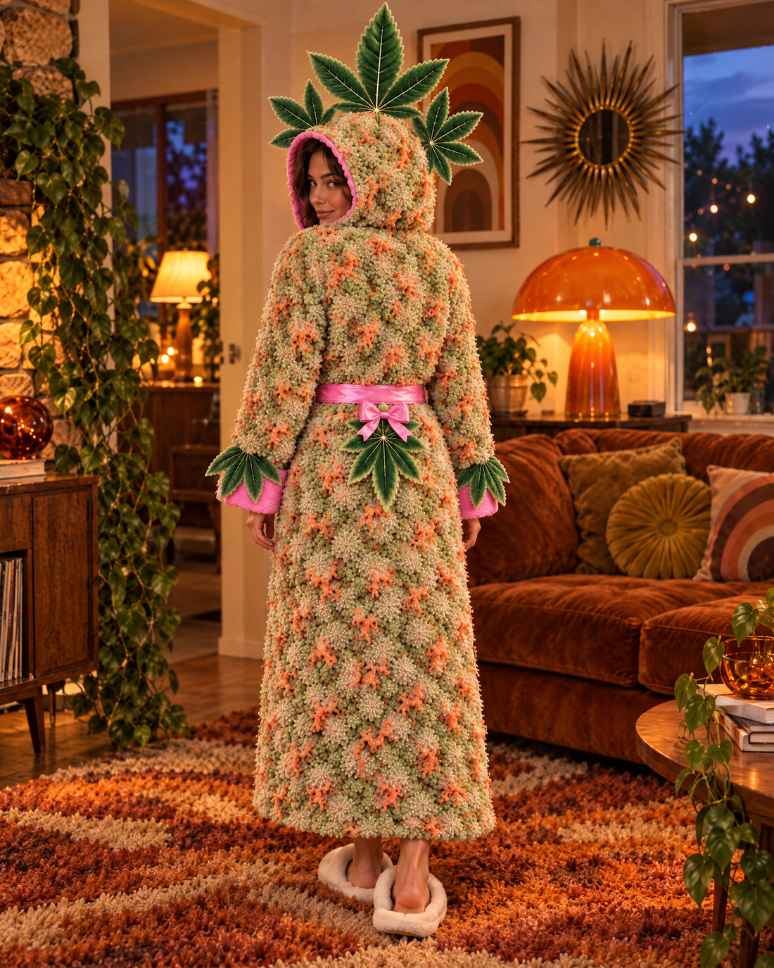 Bud Robe from the back