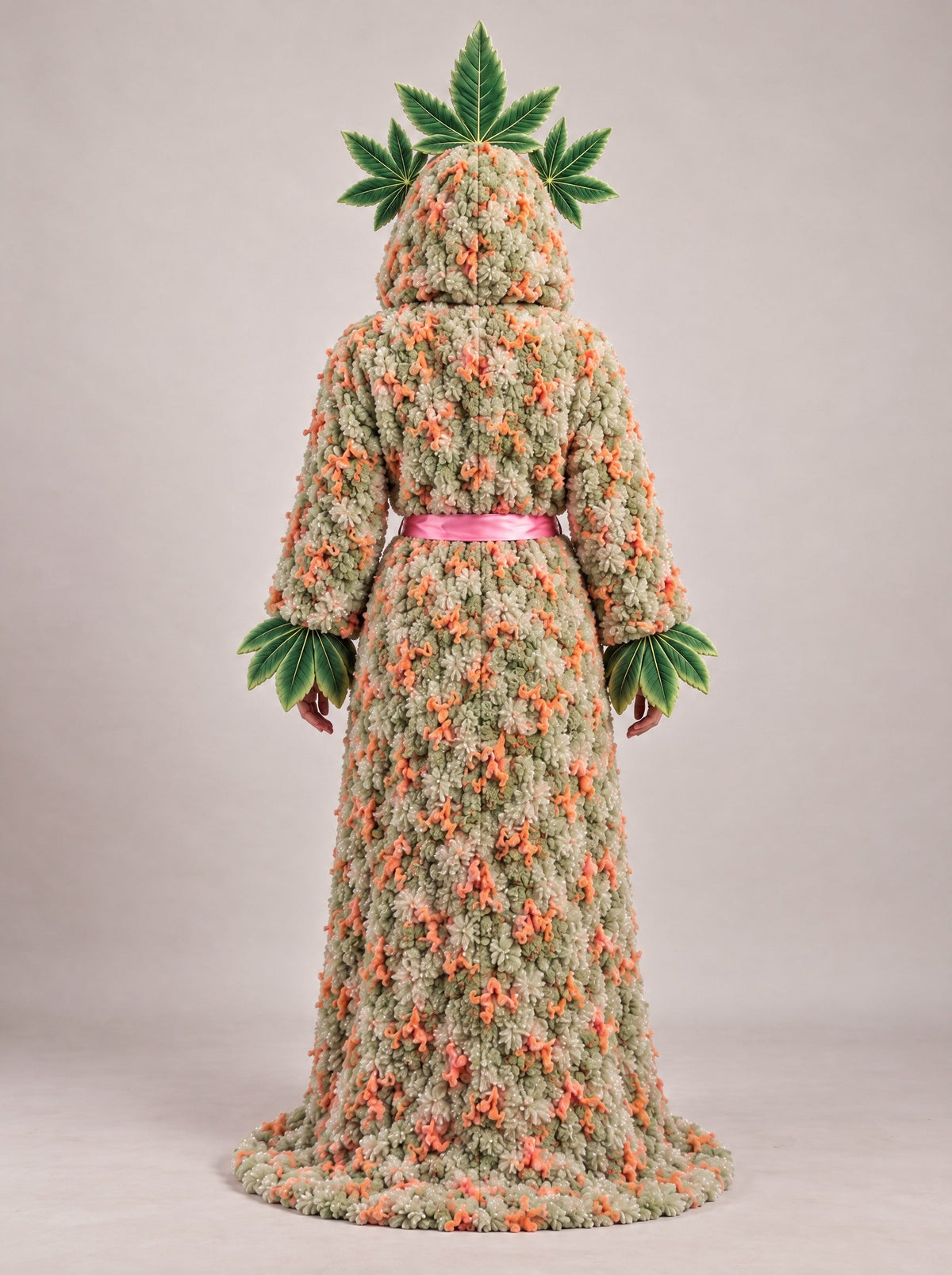 Heated Bud Robe, back