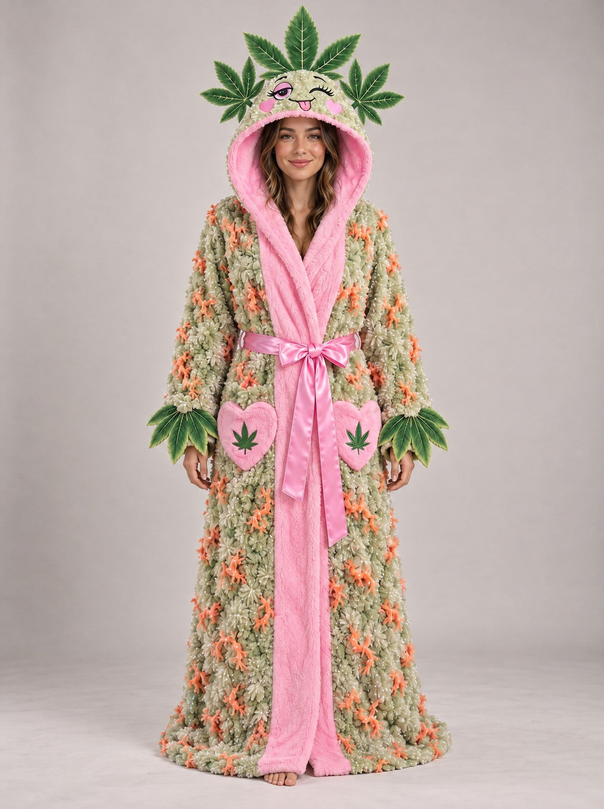 Heated Bud Robe, front