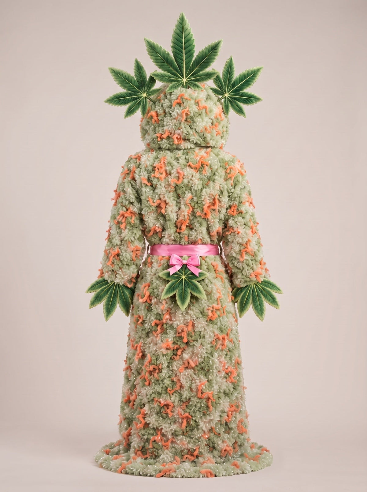 Wake & Cozy robe, back